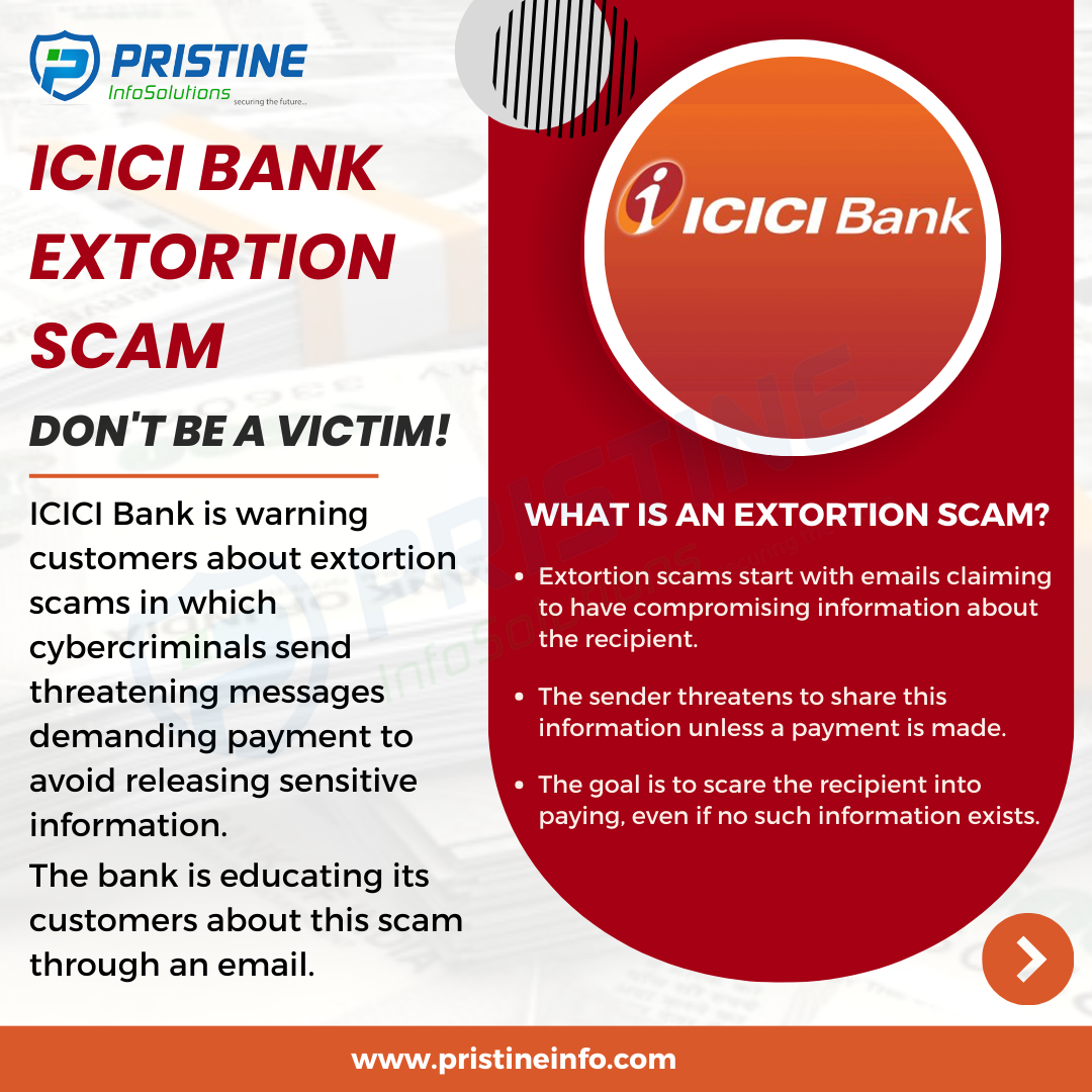 ICICI Bank Extortion Scam 1